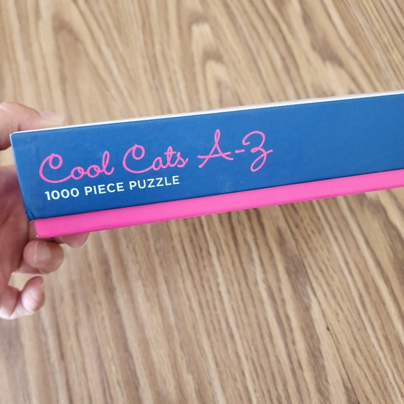 MudPuppy colorful Cool Cats A-Z 1000 piece Puzzle 27" X 20" - Picture 6 of 7